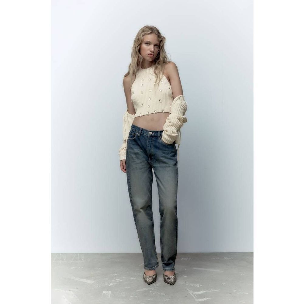 CHENILLE CRYSTAL TOP ZARA - Picture 8 of 11